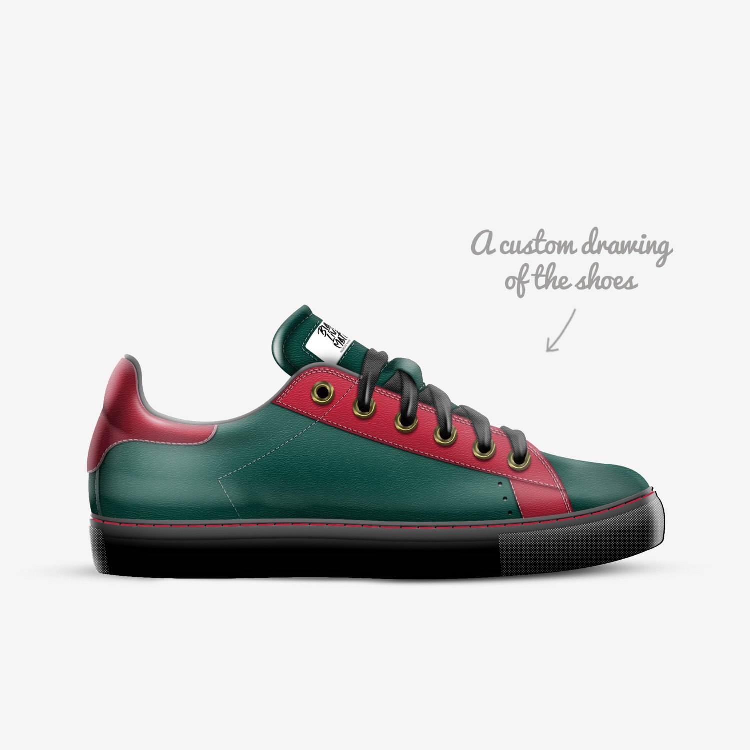 North West Corner  custom made in Italy shoes by Ansar Muhammad | Sketch view