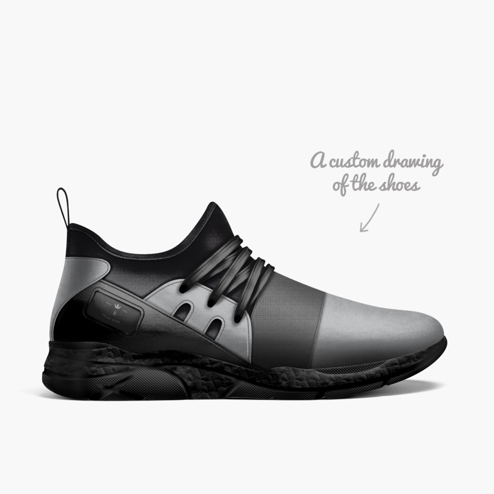 V-1 "Asphalt" artisan made in Italy shoes by King David Smith Ii