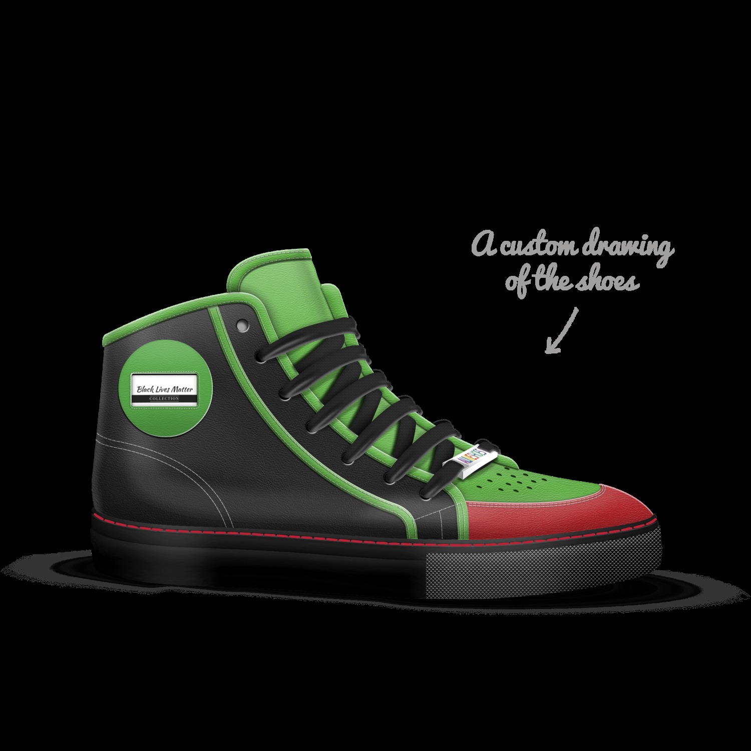 blm custom shoes