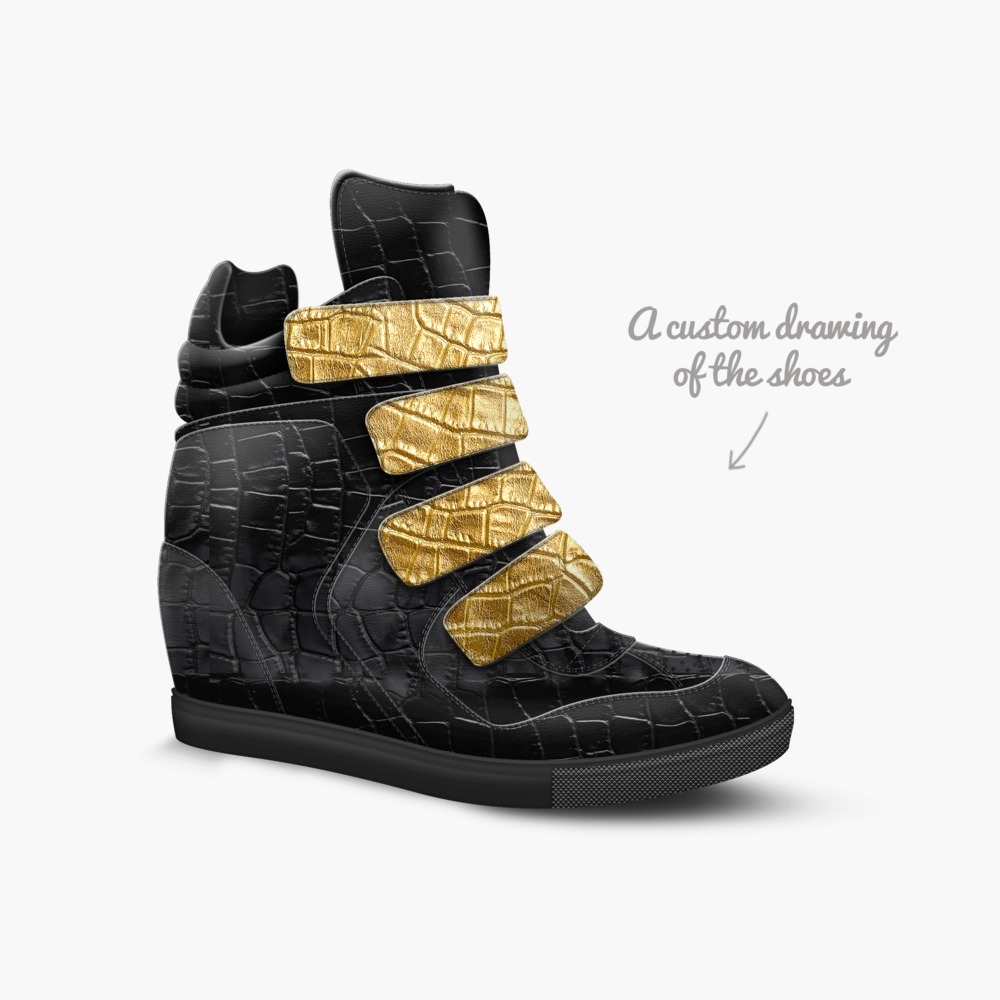 AZIZA limited edition shoe AZIZA artisan made in Italy shoes by Trey Fx
