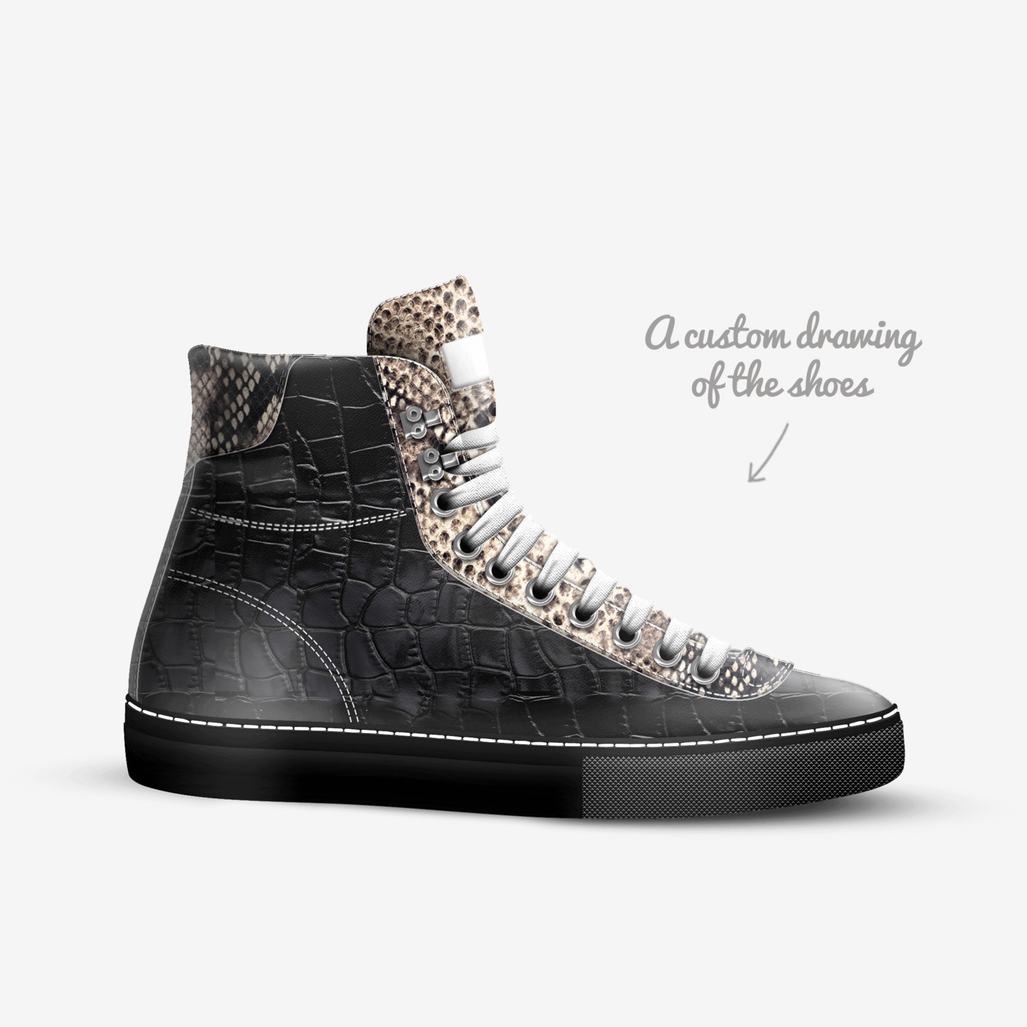 VITA DI LUSSO custom made in Italy shoes by William Mclellan | Sketch view