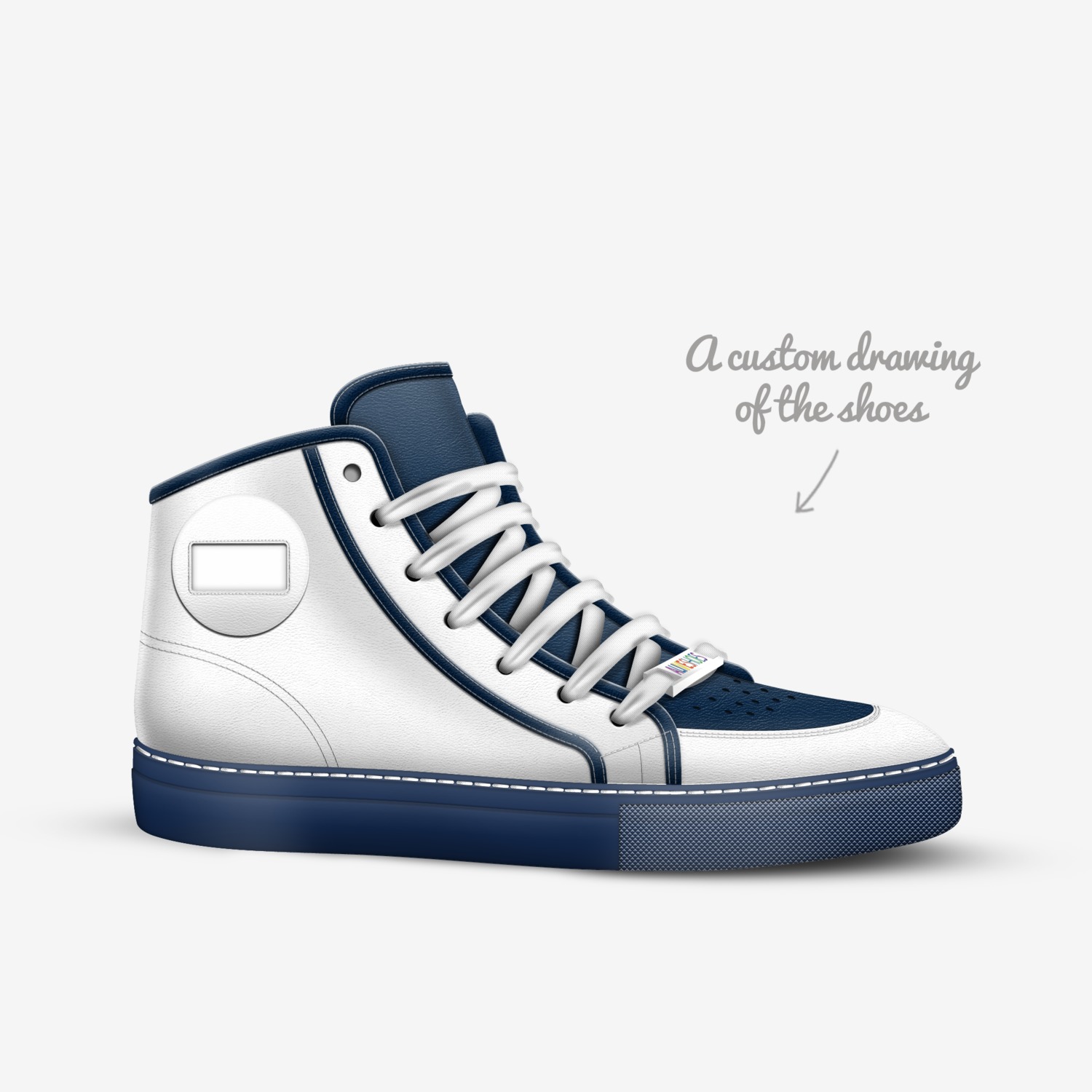 PF custom made in Italy shoes by Pariksha Prag | Sketch view