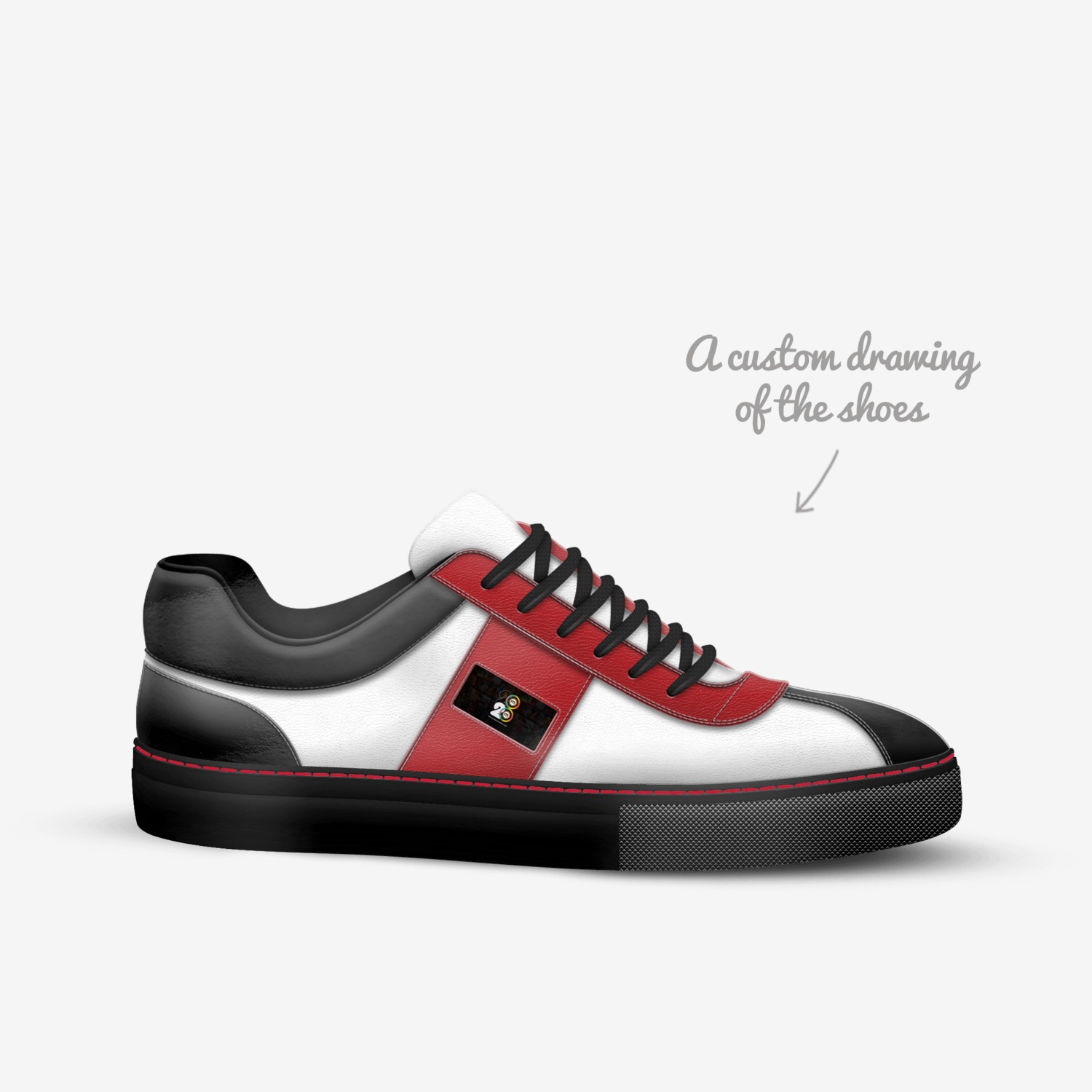 Meak Pro Exclusive custom made in Italy shoes by Meak Productions, Inc. | Sketch view