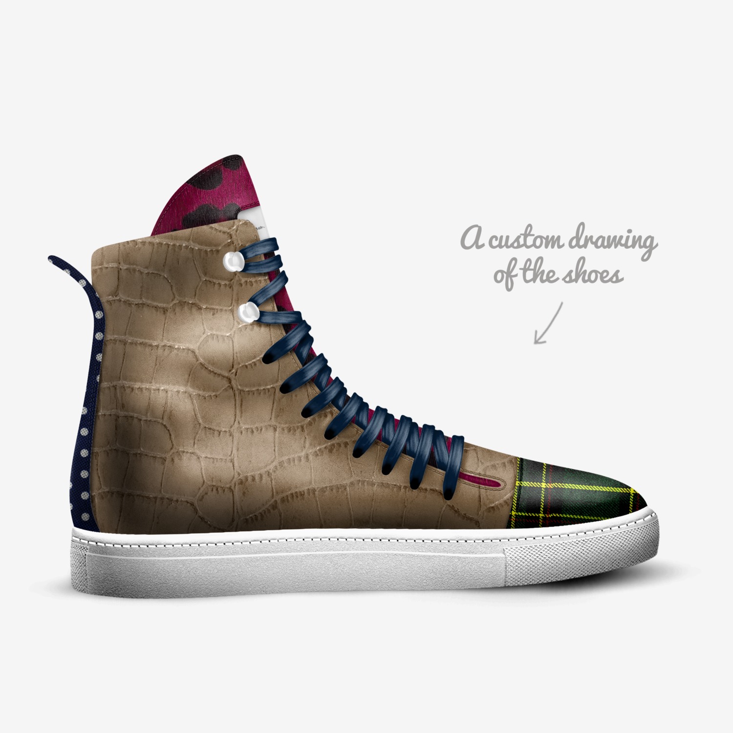Airon Sam'uel  custom made in Italy shoes by Airon Samu'El | Sketch view