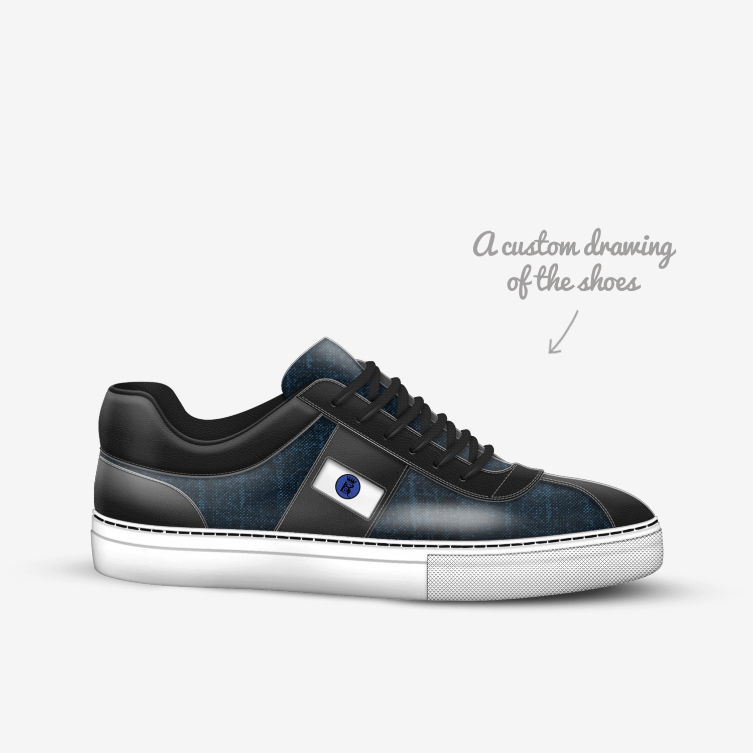 vvvv custom made in Italy shoes by T.michelle Roberts | Sketch view