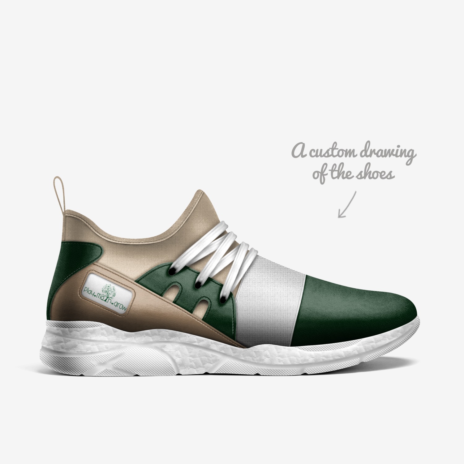 PMG custom made in Italy shoes by Coach Toni | Sketch view