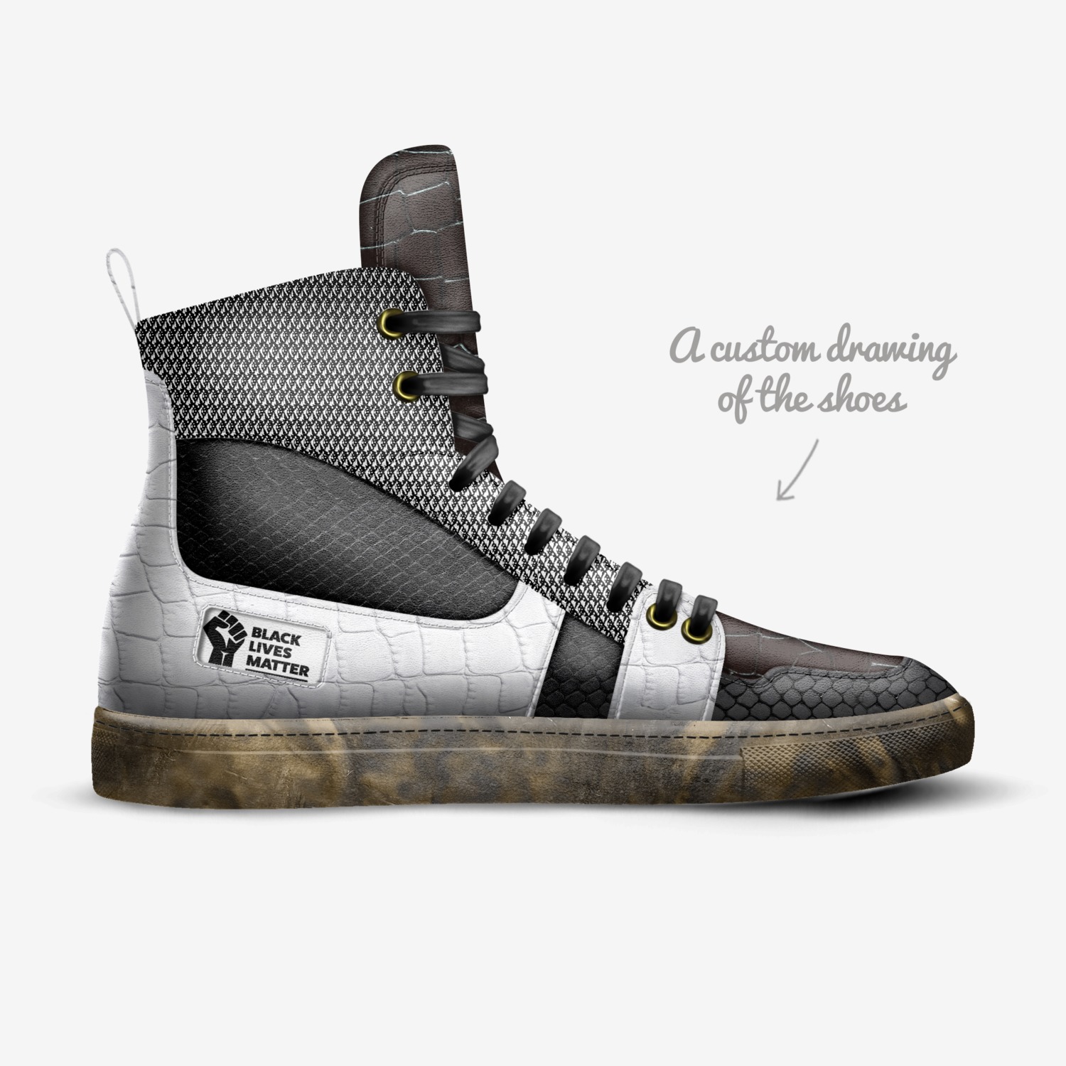 Indica ligado padre BLM Elitez | A Custom Shoe concept by Chuy Duriso