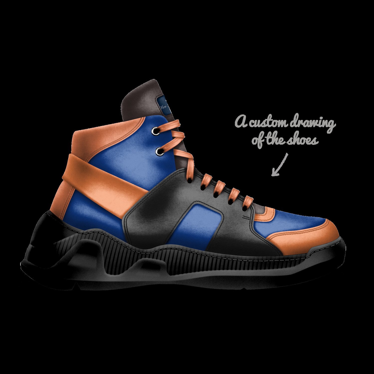 Vevo Blazing Kicks A Custom Shoe concept by Shekinah Gatson