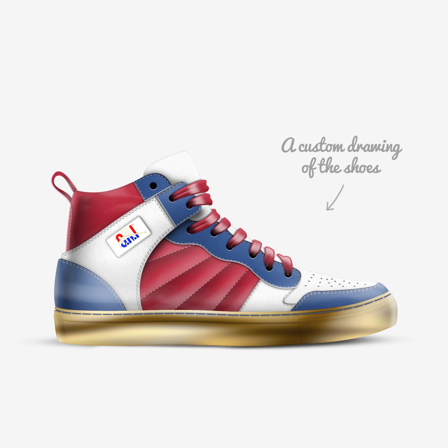 Ghet2 Rock Intl  custom made in Italy shoes by Orlando Penny | Sketch view