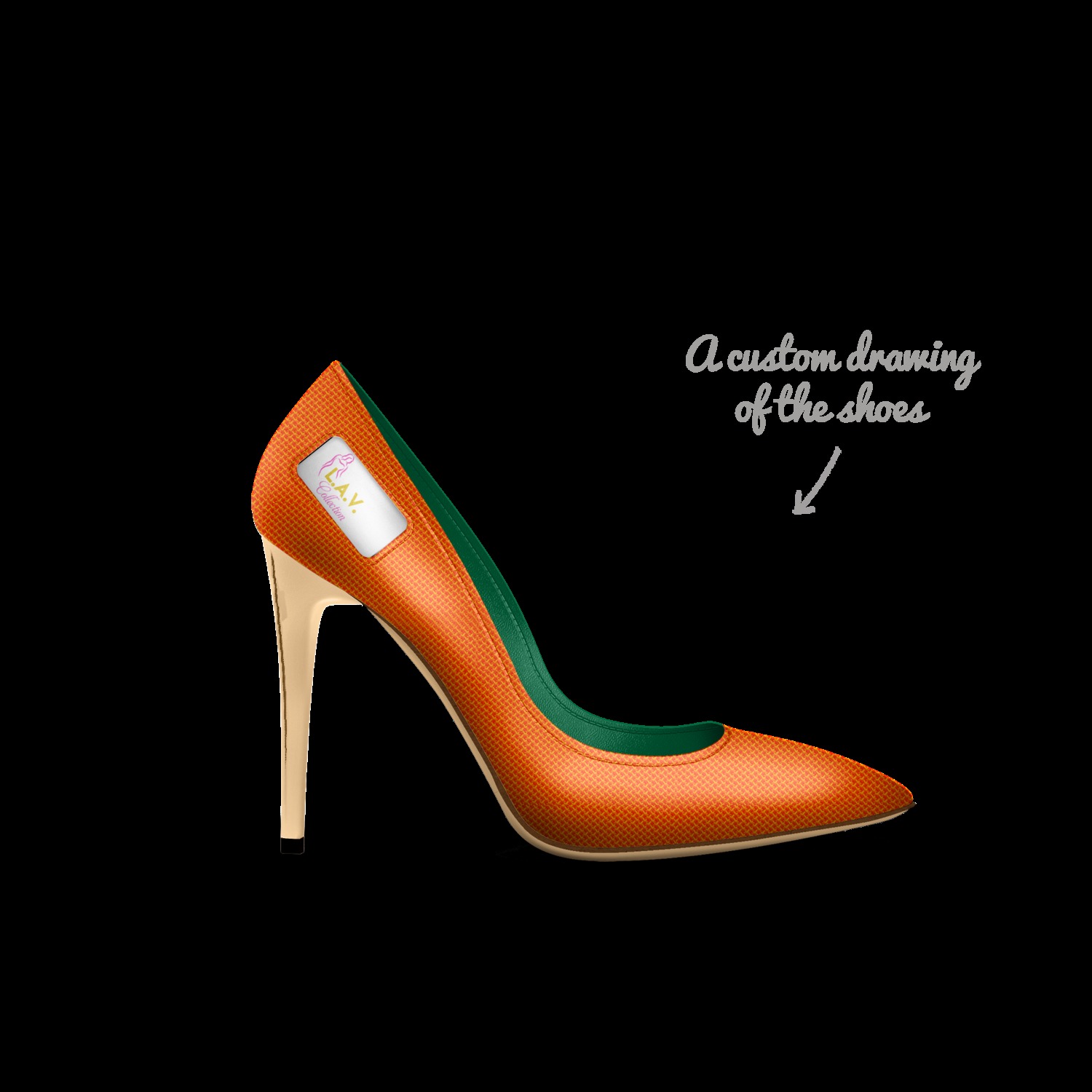 Gradation of shoes and heels
