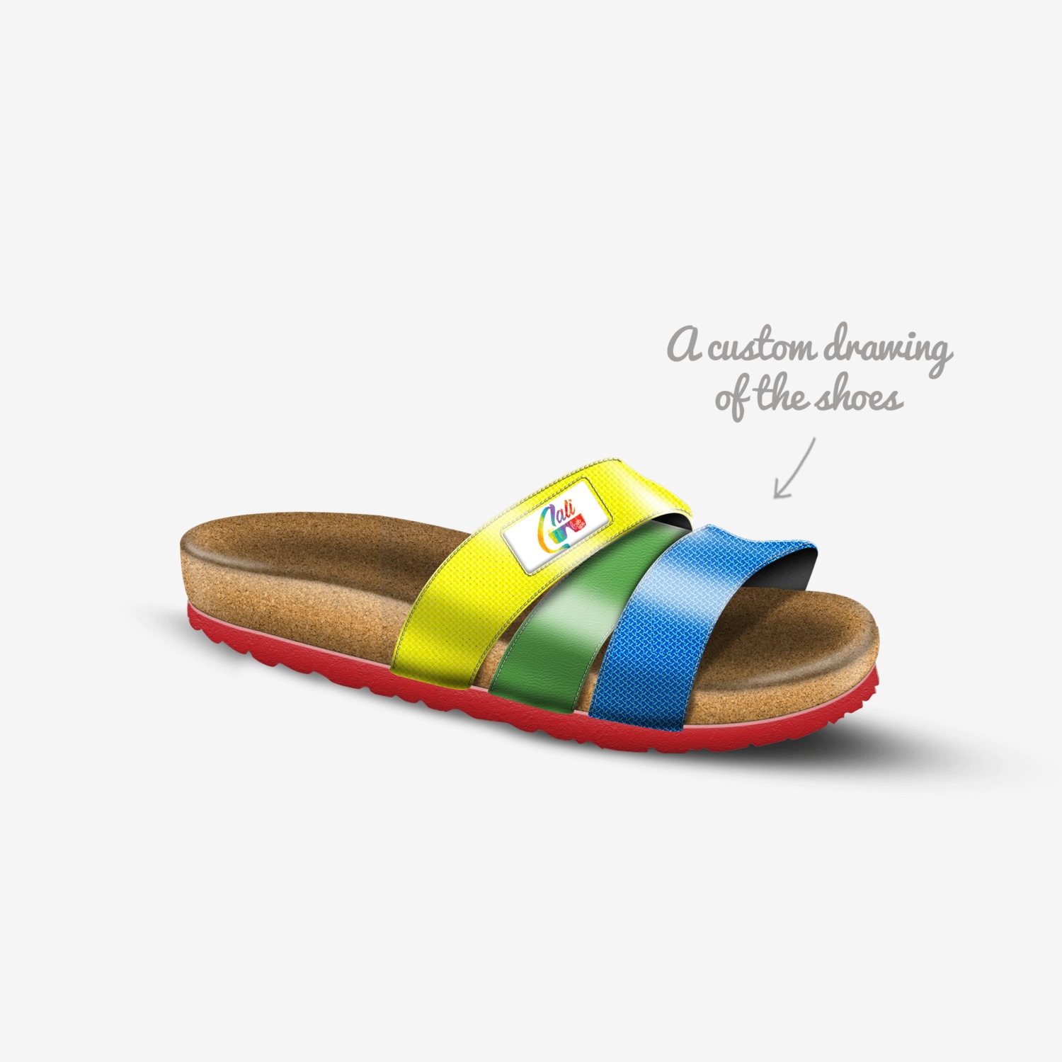 Cali LUV 805 custom made in Italy shoes by Kevin Martin Jr. | Sketch view