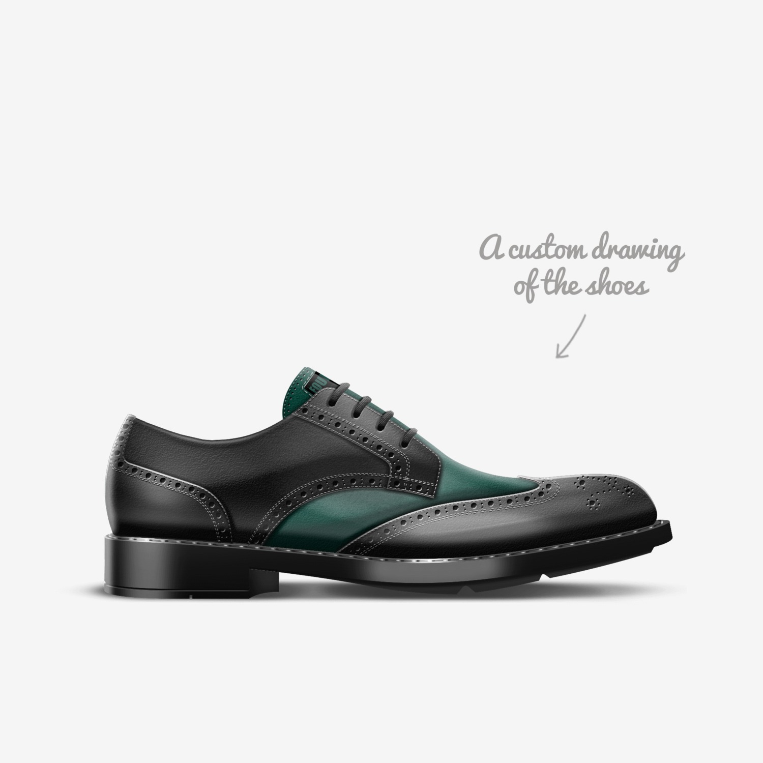 FOUR20-LOUD custom made in Italy shoes by Jeffrey "king" Robinson Sr | Sketch view