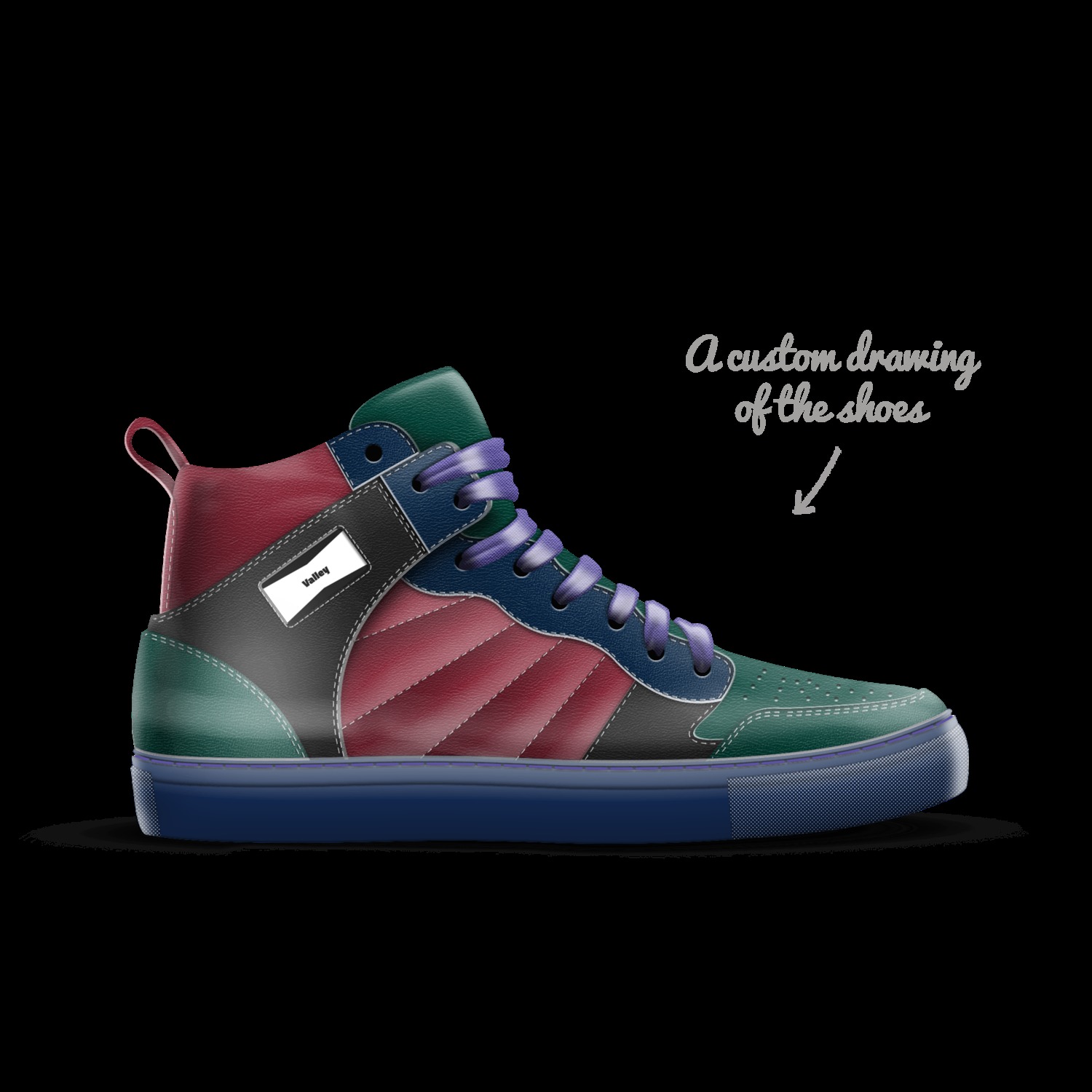 Valley A Custom Shoe concept by Ashley Stacy