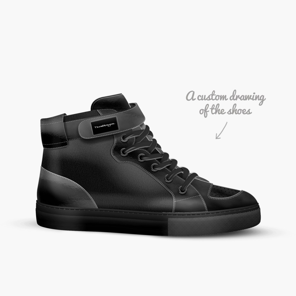 Black love artisan made in Italy shoes by TrewMonger Brand