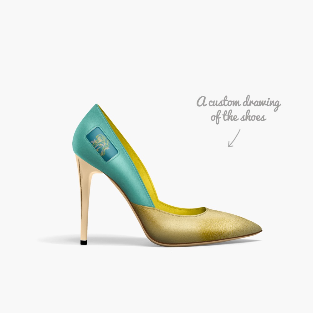 Silver rose artisan made in Italy shoes by May Fils