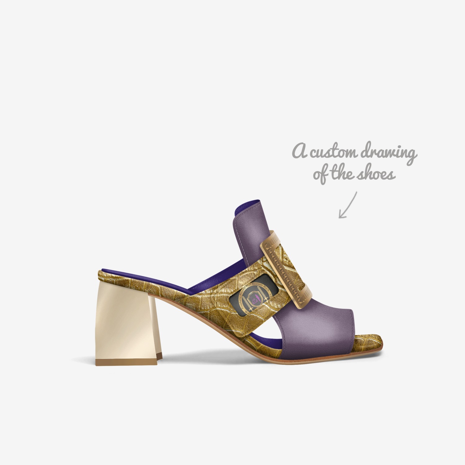 Prophetic shoes custom made in Italy shoes by Cedric Harris | Sketch view