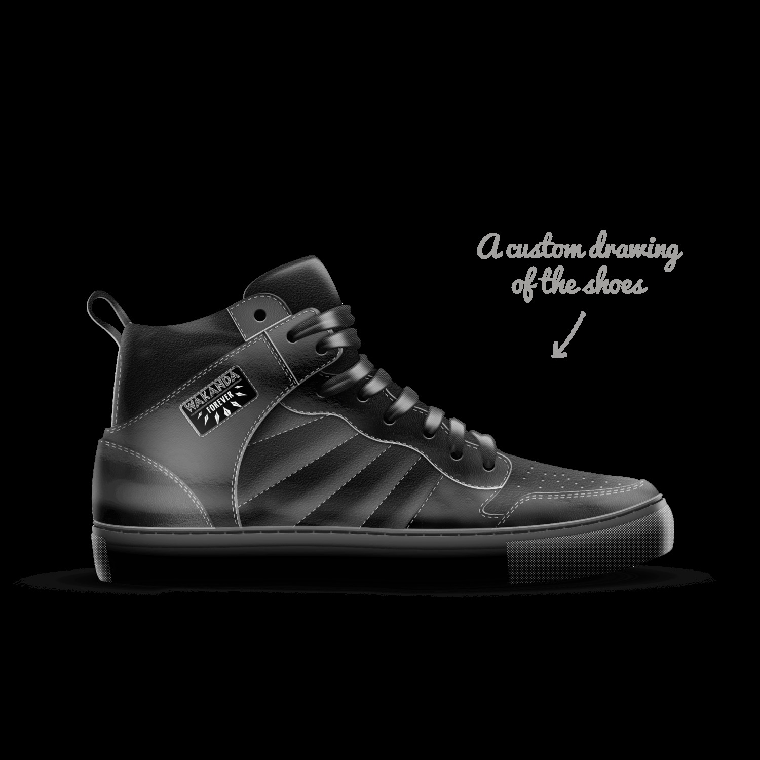 Wakanda forever hot sale shoes