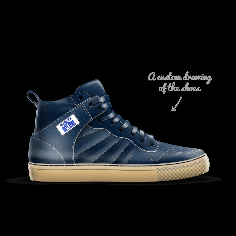 BLUEBERRY GUM DROP A Custom Shoe concept by Darnell Foreman
