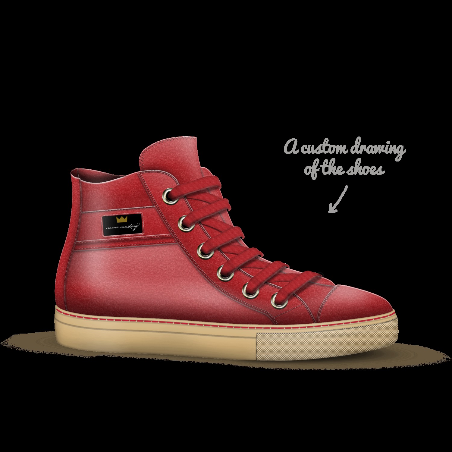 Name Me King A Custom Shoe concept by Anthony Ledesma