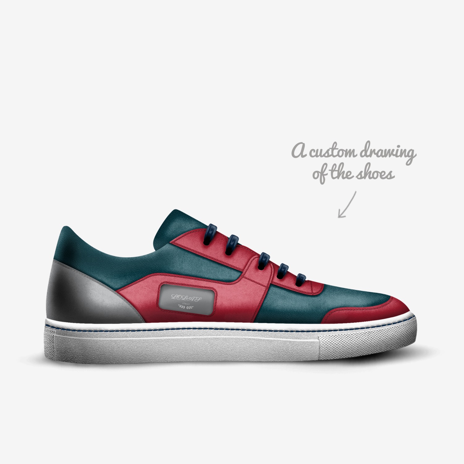 LOLA'S  custom made in Italy shoes by Eylül Erdoğmuş | Sketch view