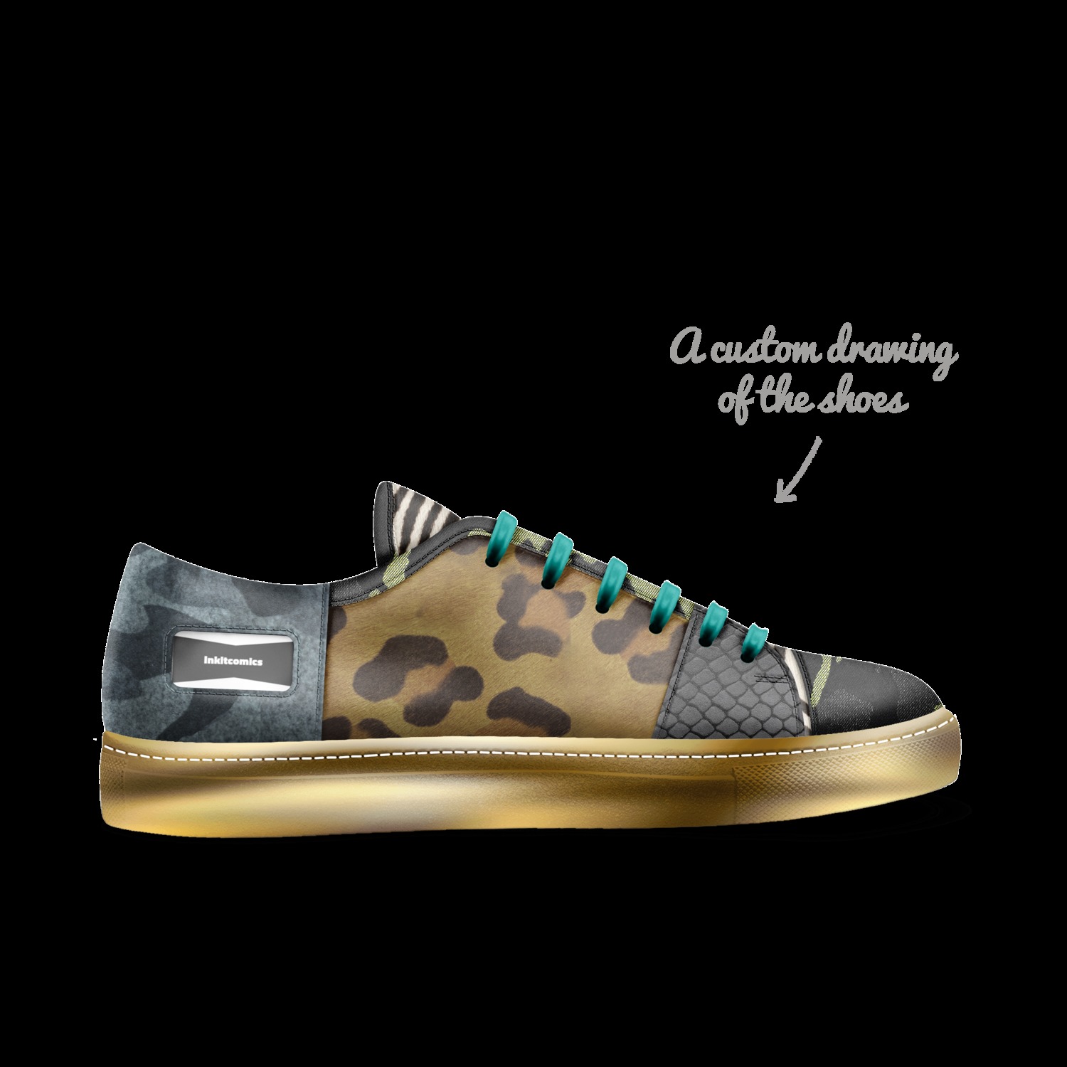 Inkitcomics sick A Custom Shoe concept by Trevor Scott