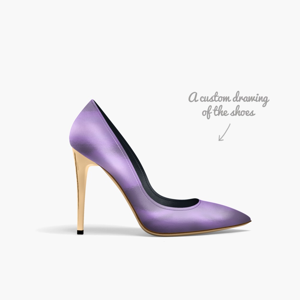 Indigo Purple limited edition shoe Indigo Purple artisan made in Italy shoes by Jordon Toomer