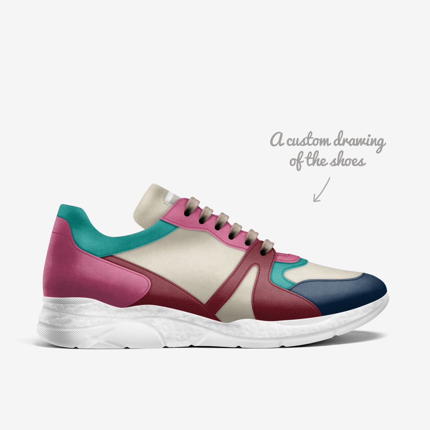 G2R custom made in Italy shoes by Xavier Smith | Sketch view