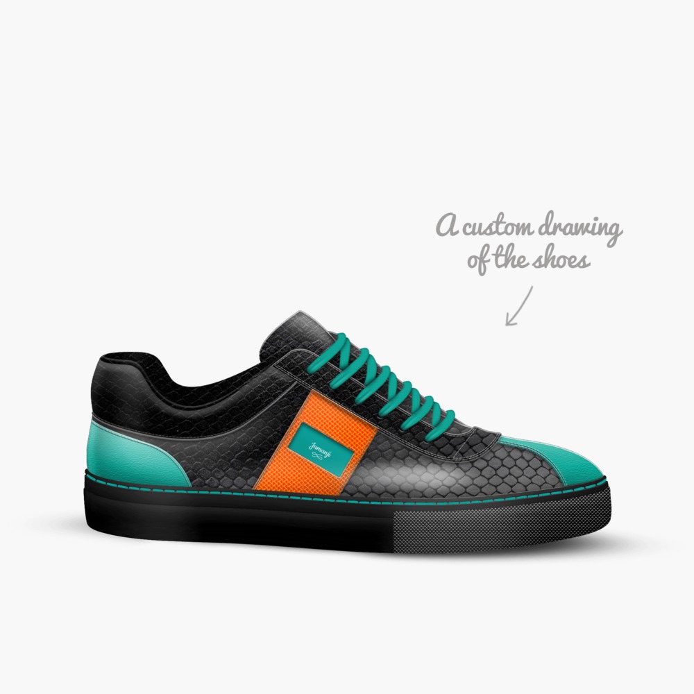 Jumanji limited edition shoe Jumanji artisan made in Italy shoes by Lawrence Echols