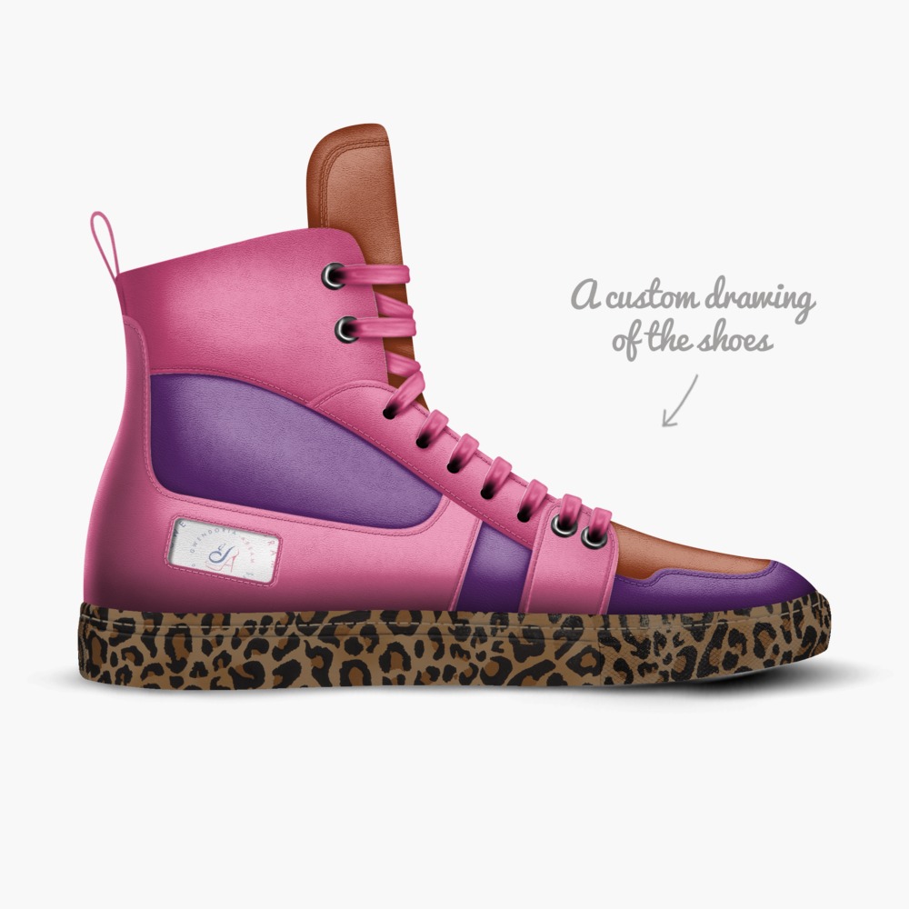 Gwena limited edition shoe Gwena artisan made in Italy shoes by Gwendoria Buckles