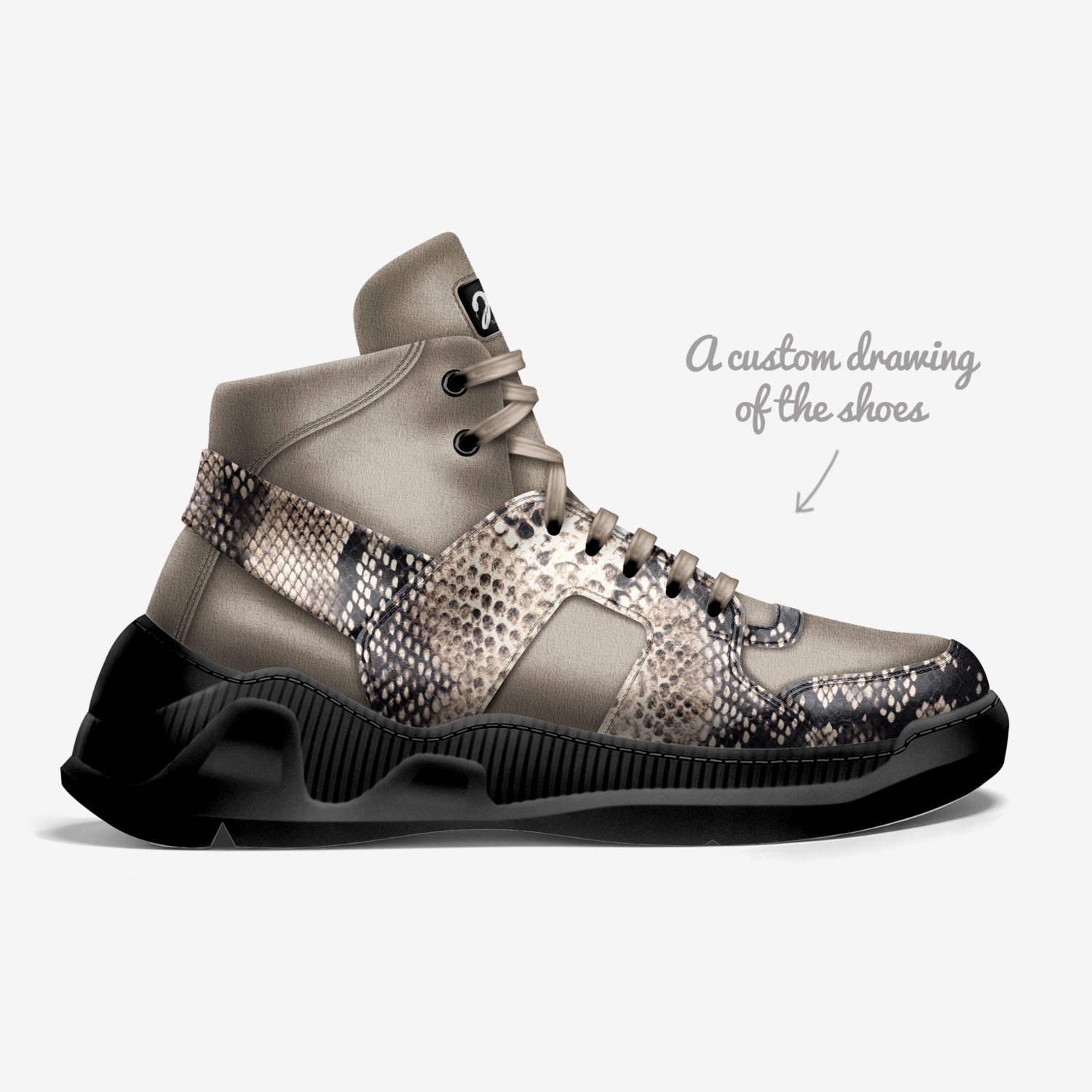 NWC JOKA custom made in Italy shoes by Ansar Muhammad | Sketch view