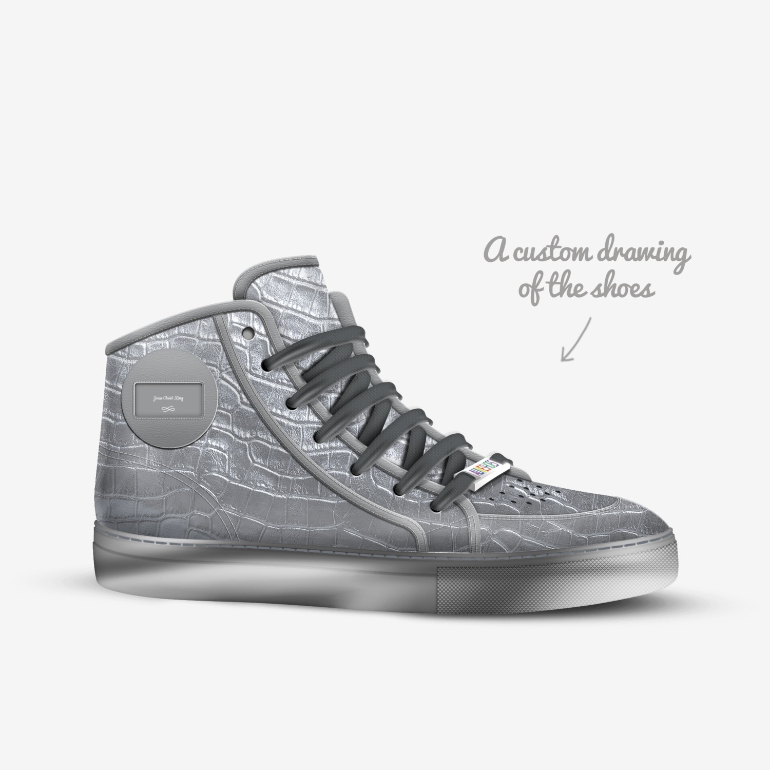 Jesus Christ King | A Custom Shoe concept by Jason Maurice Riles