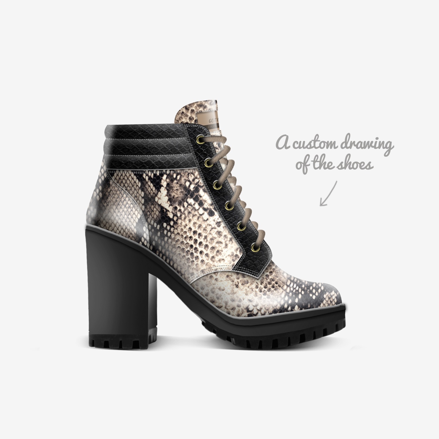 GOT IT! custom made in Italy shoes by Horace Graham | Sketch view