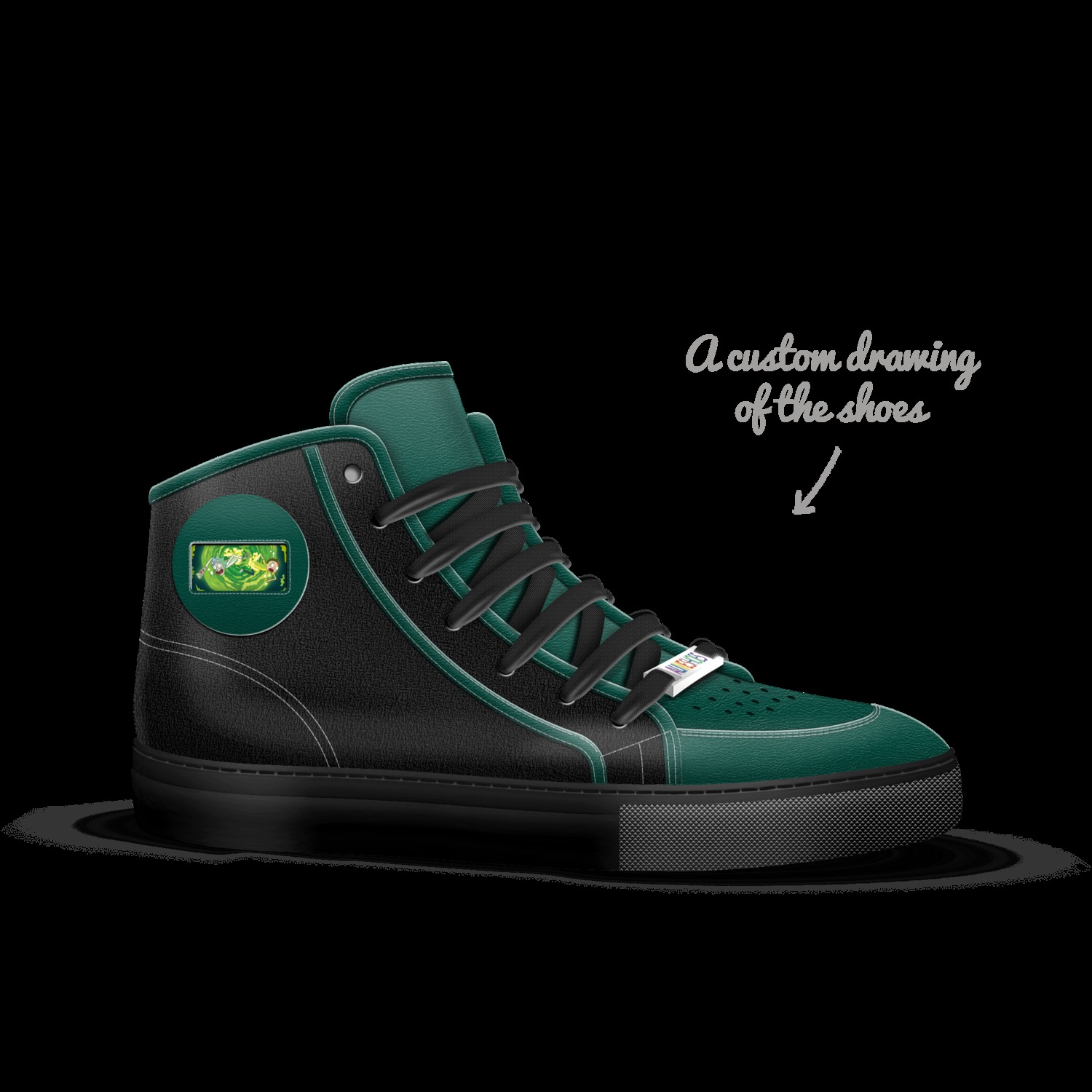 Rick and morty custom shoes outlet
