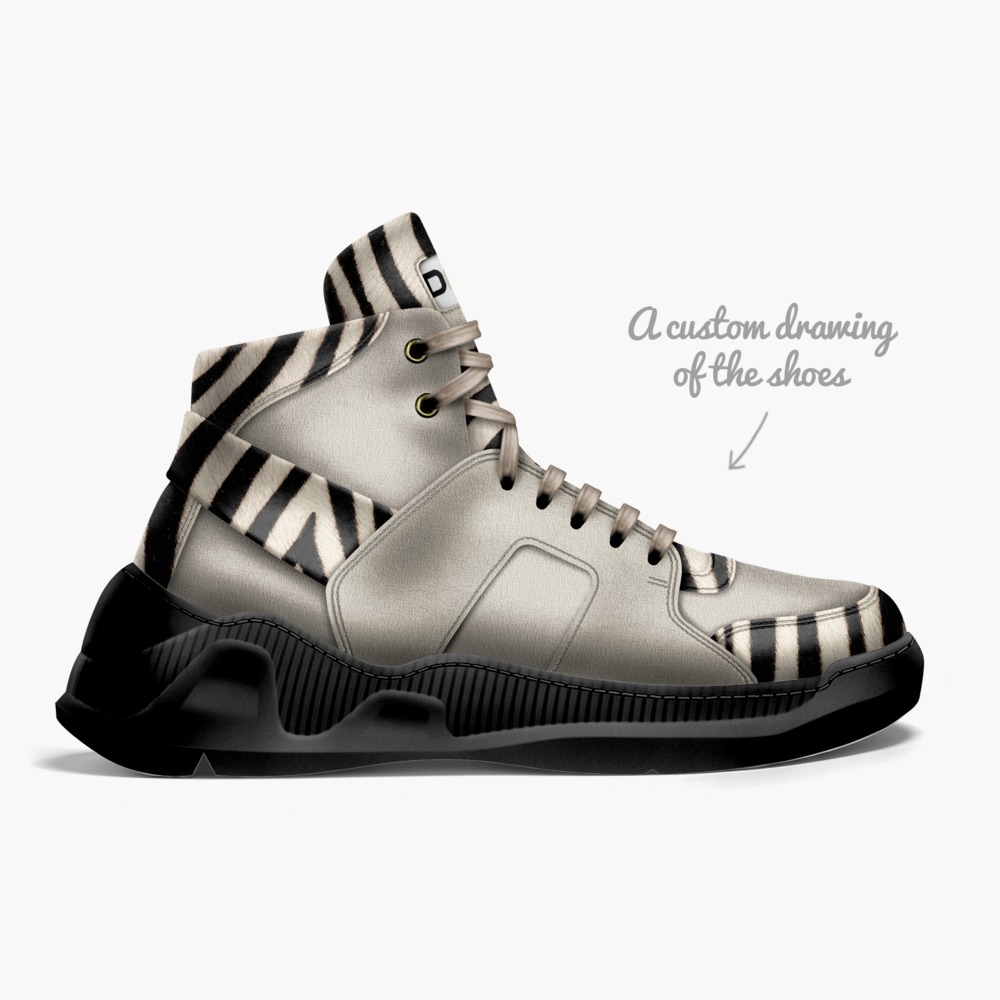 Dafit wildlife limited edition shoe Dafit wildlife artisan made in Italy shoes by Michael Brownlee