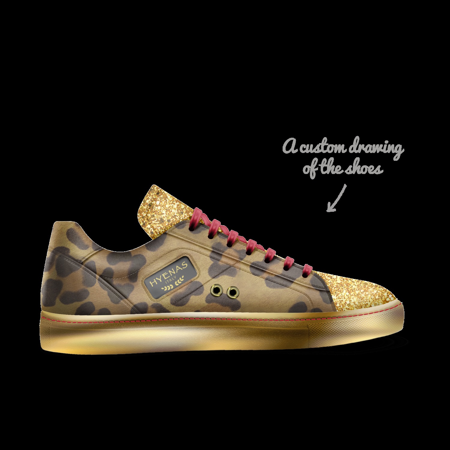 Sultan A Custom Shoe concept by Hyenas Brand Inc