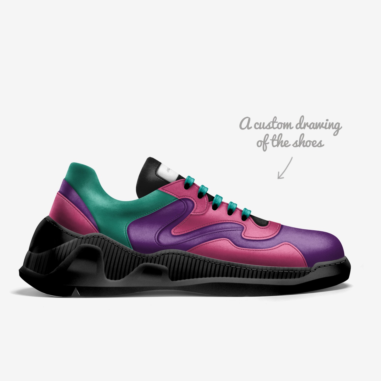 Kayla O. & KayO custom made in Italy shoes by Kayla Olivera | Sketch view