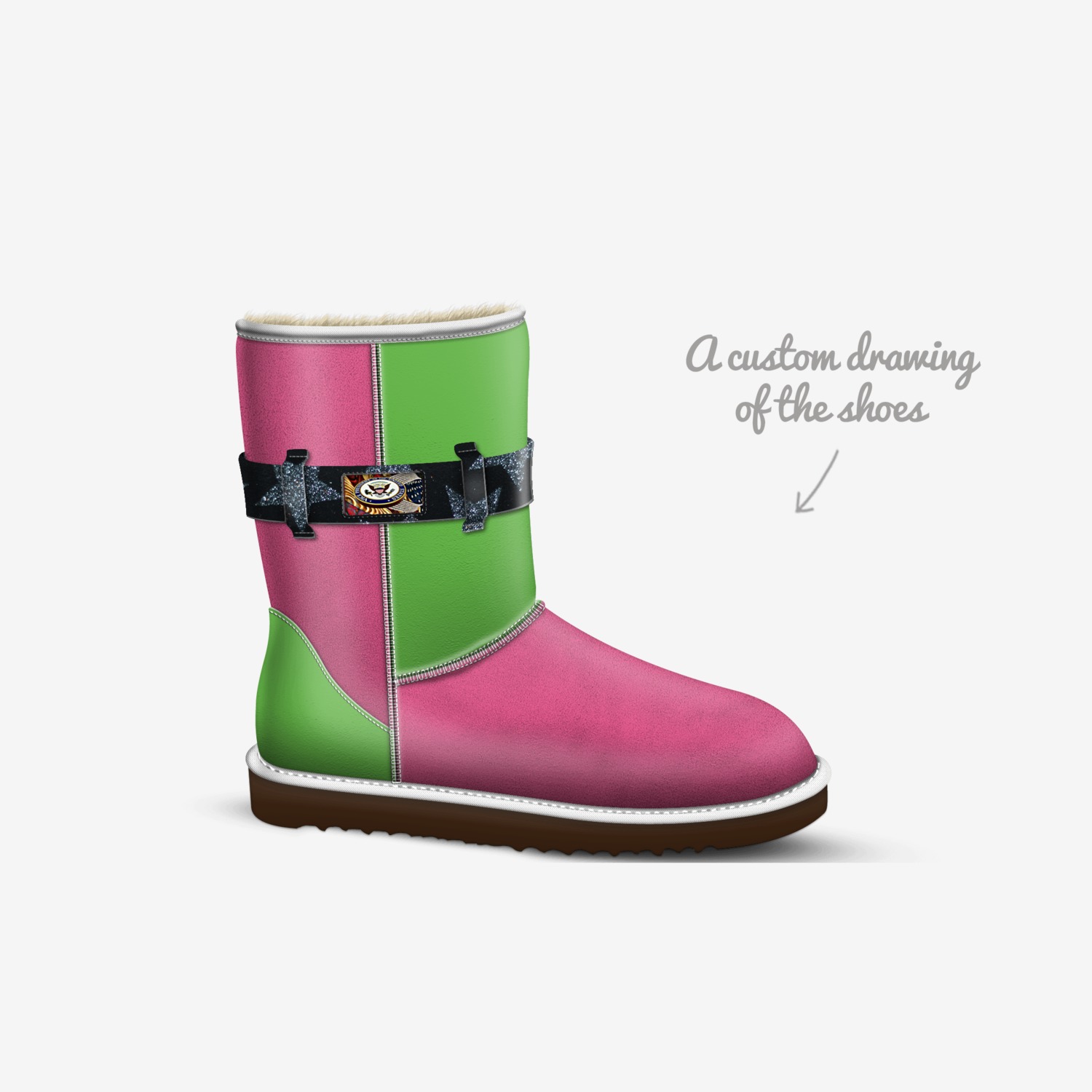 Honorable K.H. custom made in Italy shoes by Ronald Roberts | Sketch view