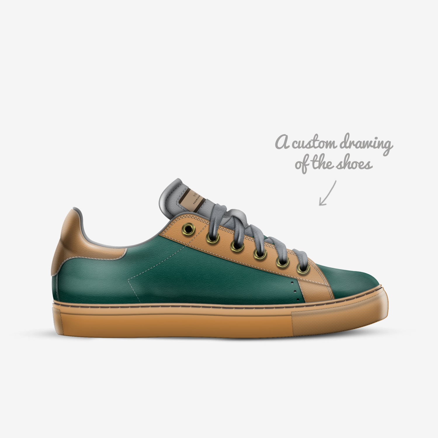 Velz  custom made in Italy shoes by Velbert Reed | Sketch view