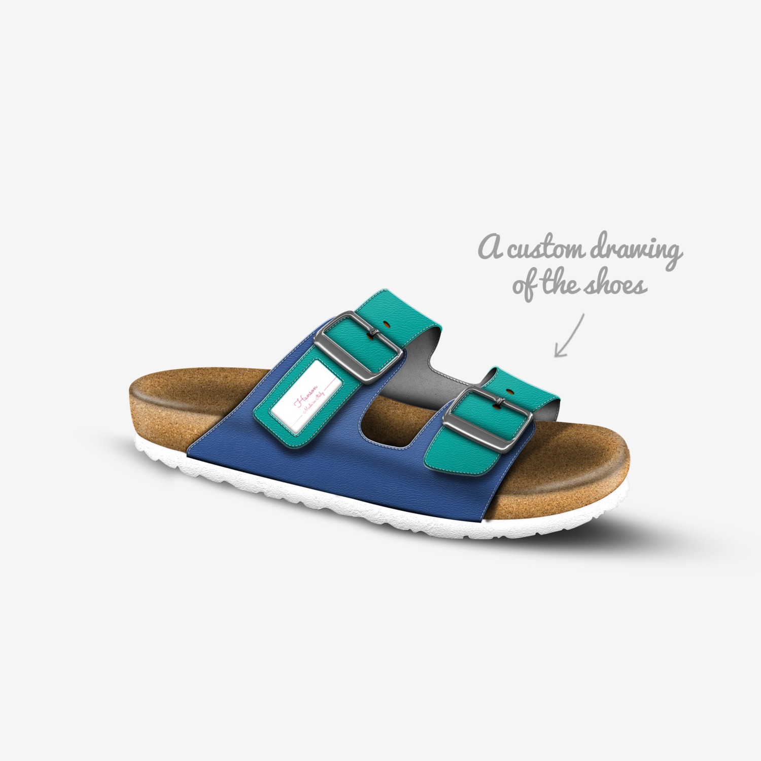 Hanson custom made in Italy shoes by Hannah Johnson | Sketch view