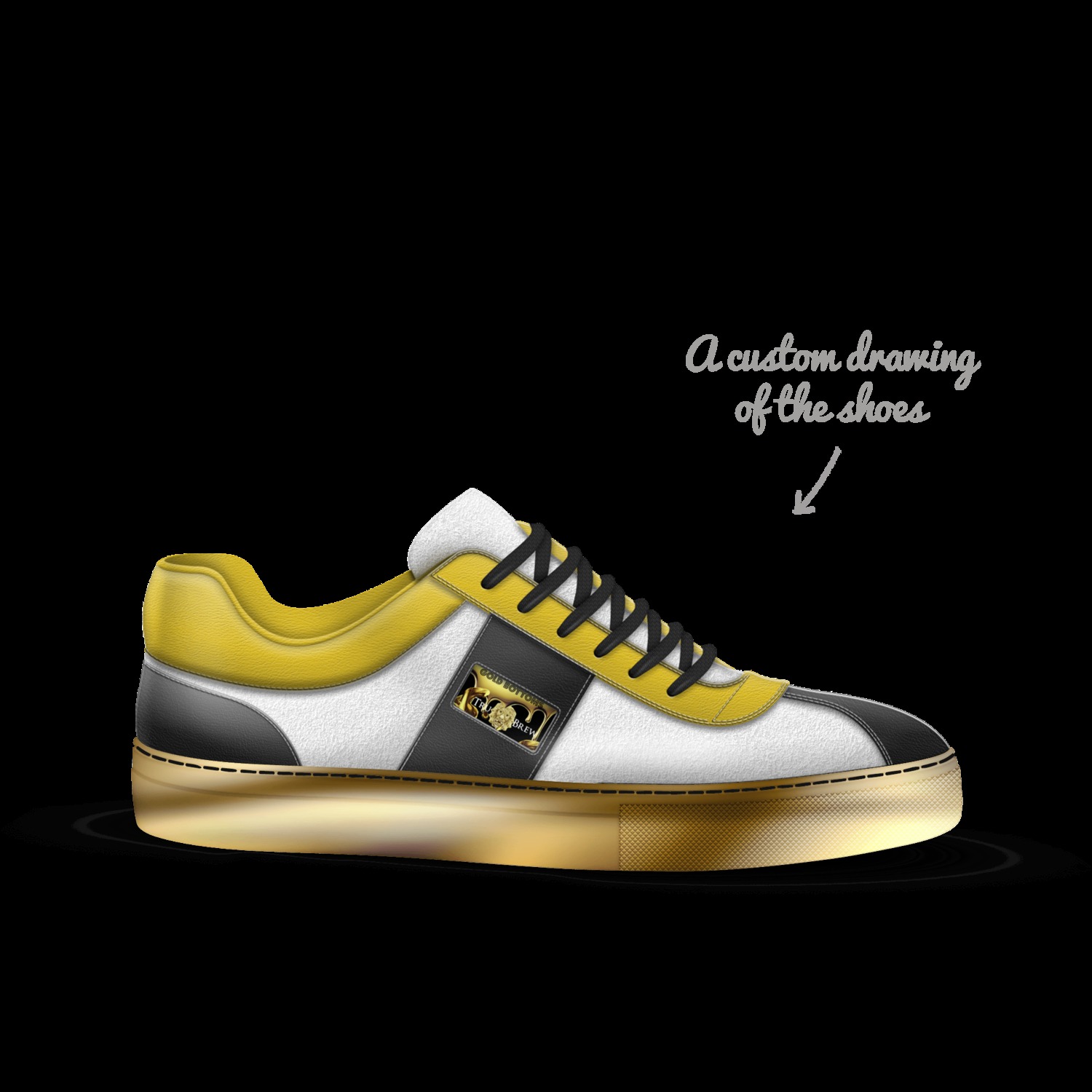 GOLD BOTTOM BREWS | A Custom Shoe 