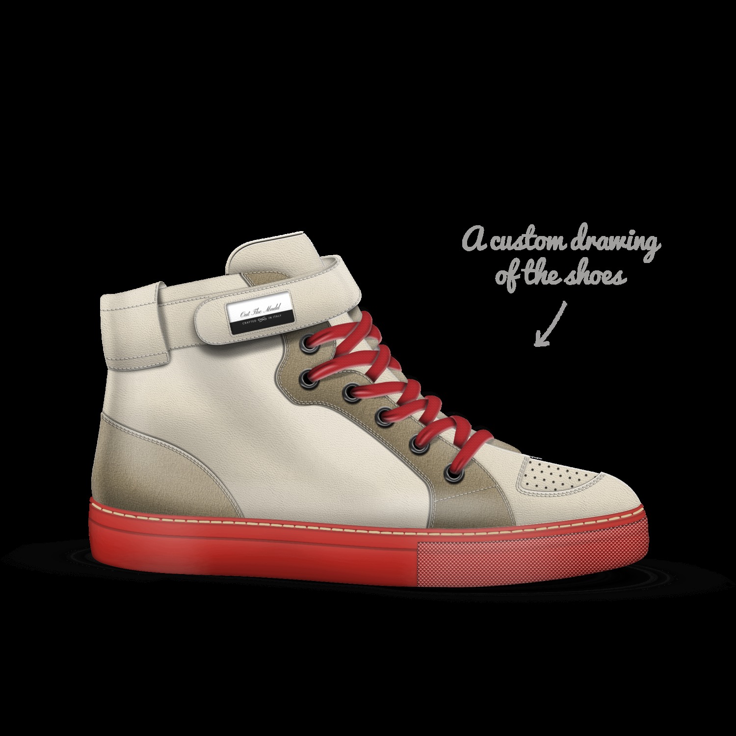 Out The Mudd A Custom Shoe concept by Rod Perion