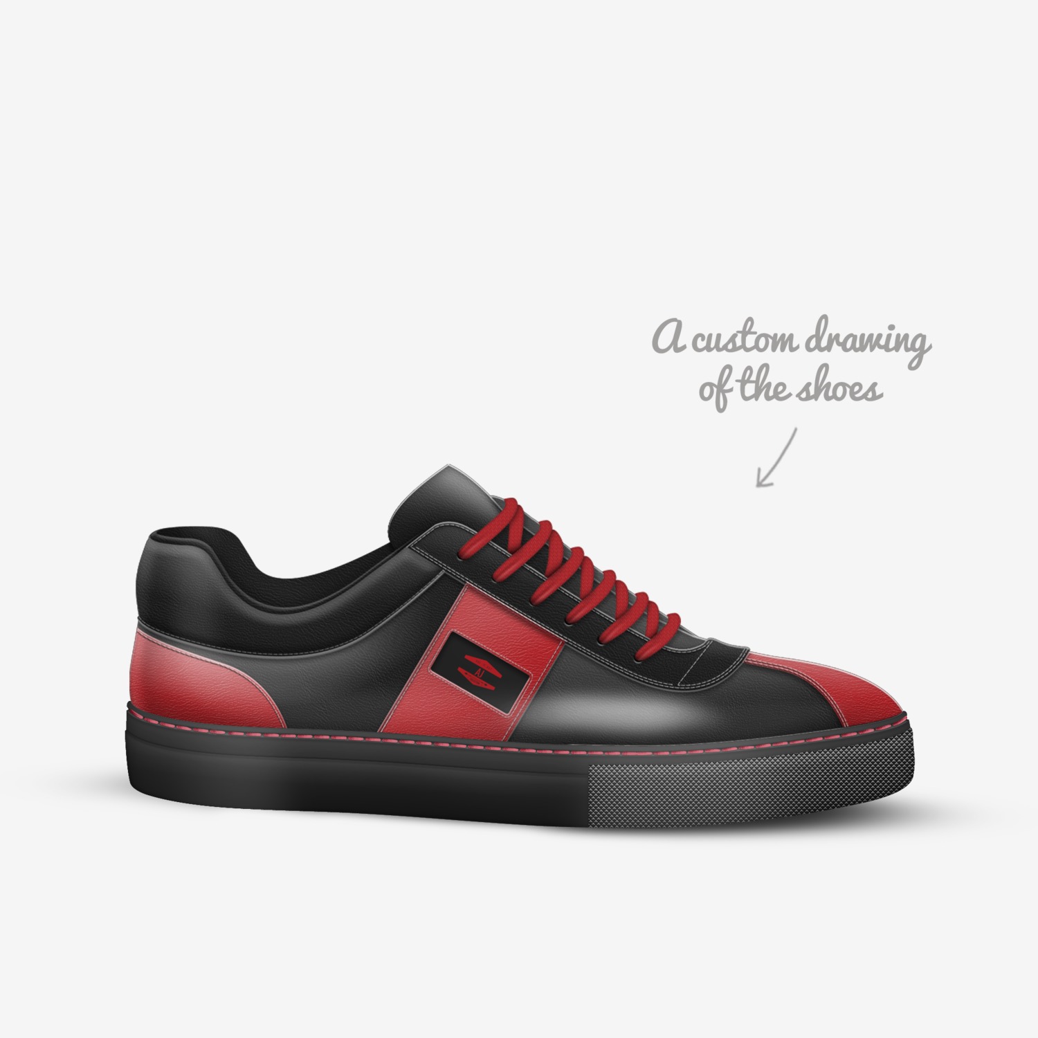 AJ custom made in Italy shoes by Arshad Ibrahim | Sketch view
