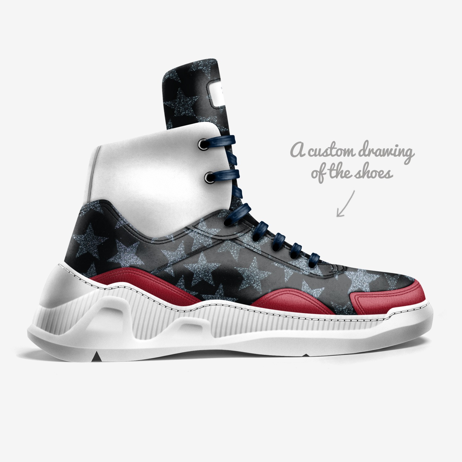 Crown Apparel custom made in Italy shoes by Eric Moore | Sketch view
