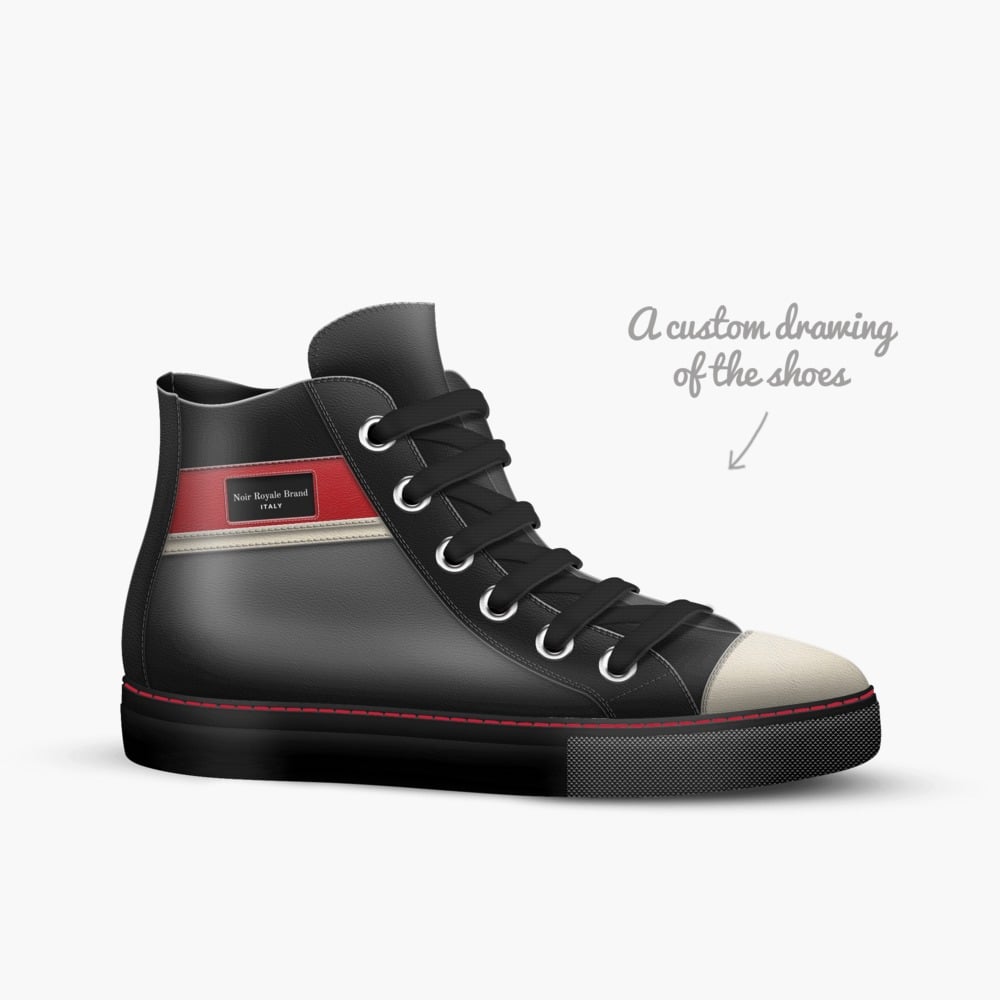Noir Royale Brand limited edition shoe Noir Royale Brand artisan made in Italy shoes by Lakendra Norman
