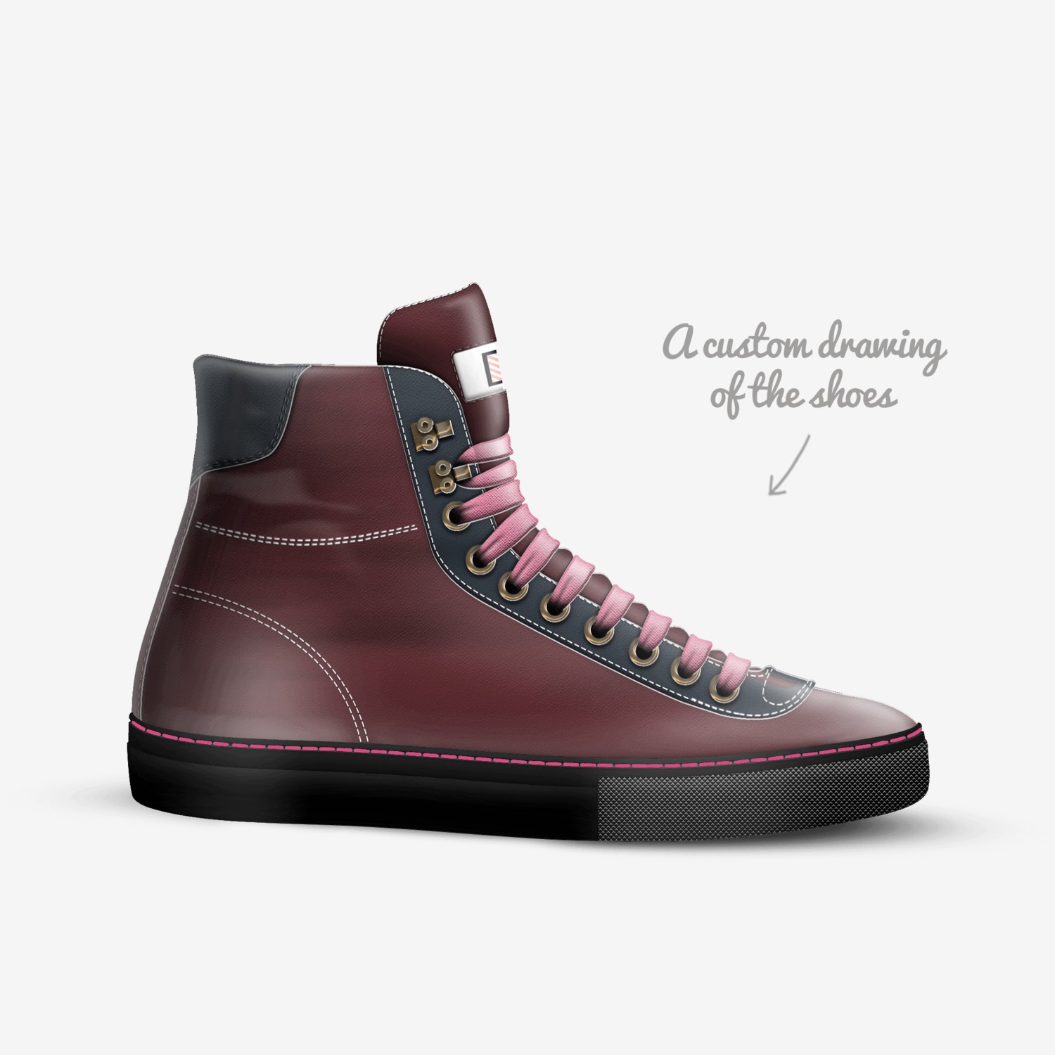 DiVi custom made in Italy shoes by Dan Brokenhouse | Sketch view