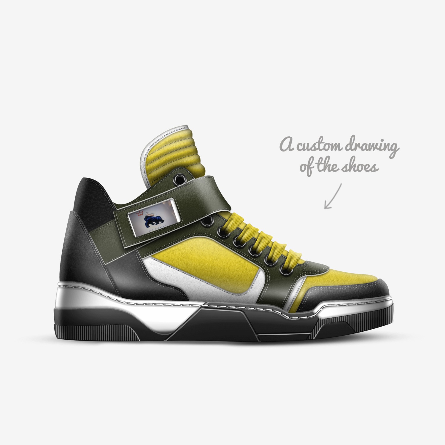 NUB custom made in Italy shoes by Nubian Pooh | Sketch view