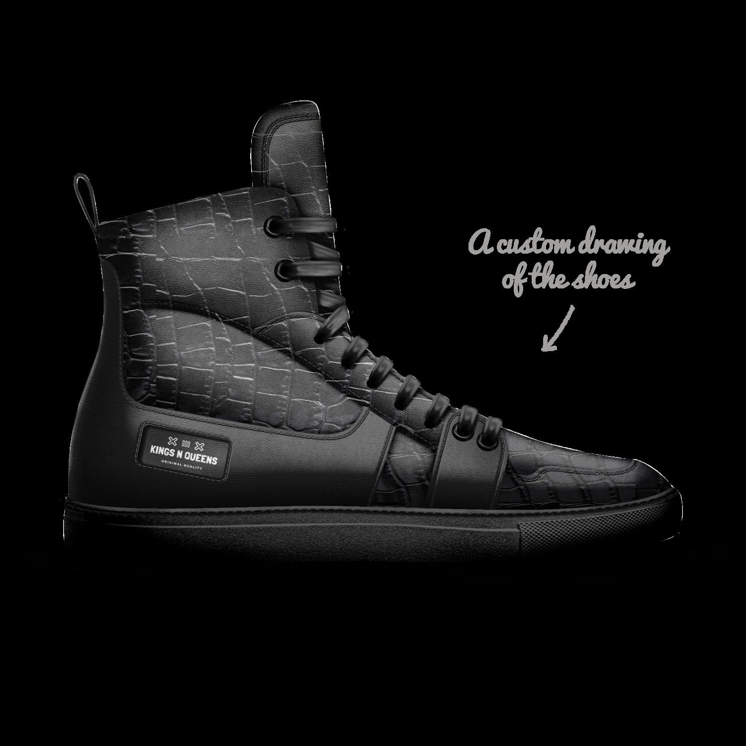 Kings N Queens A Custom Shoe concept by We All We Got Attire