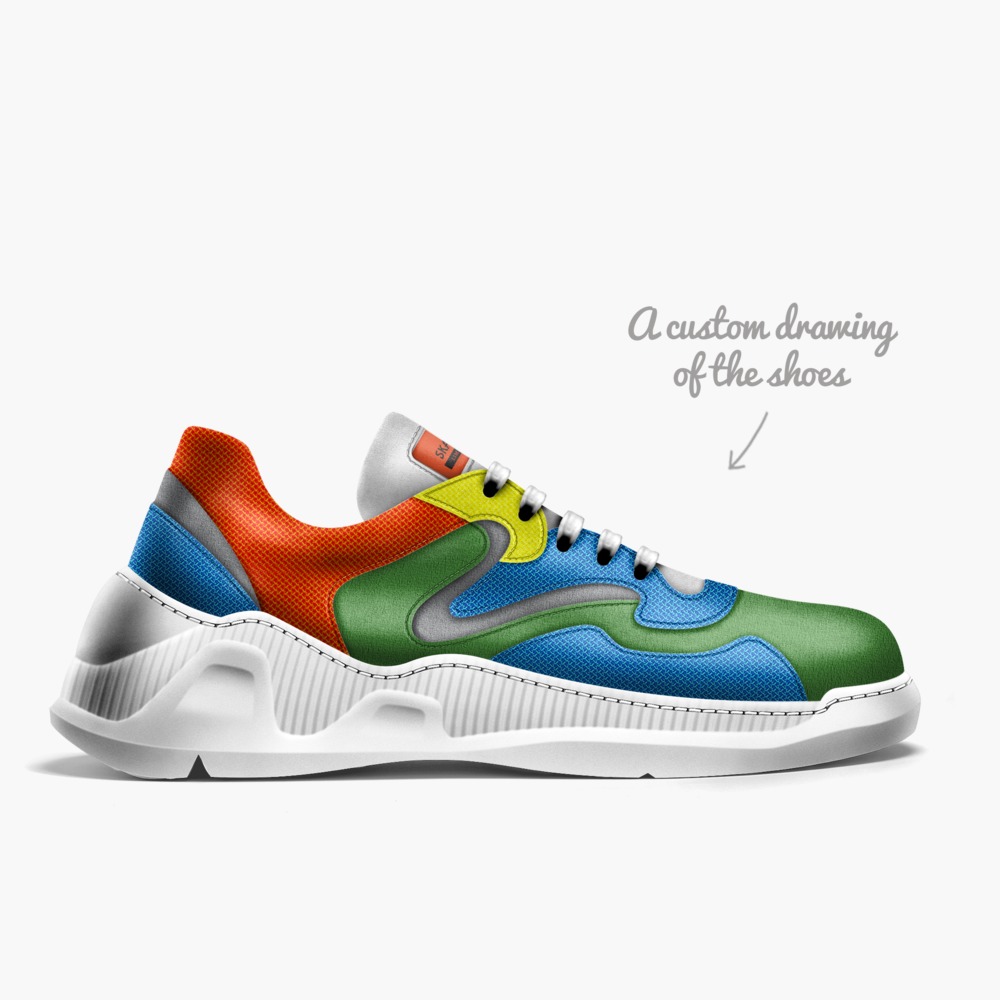 SKAAACHYZ limited edition shoe SKAAACHYZ artisan made in Italy shoes by Curtis Knight