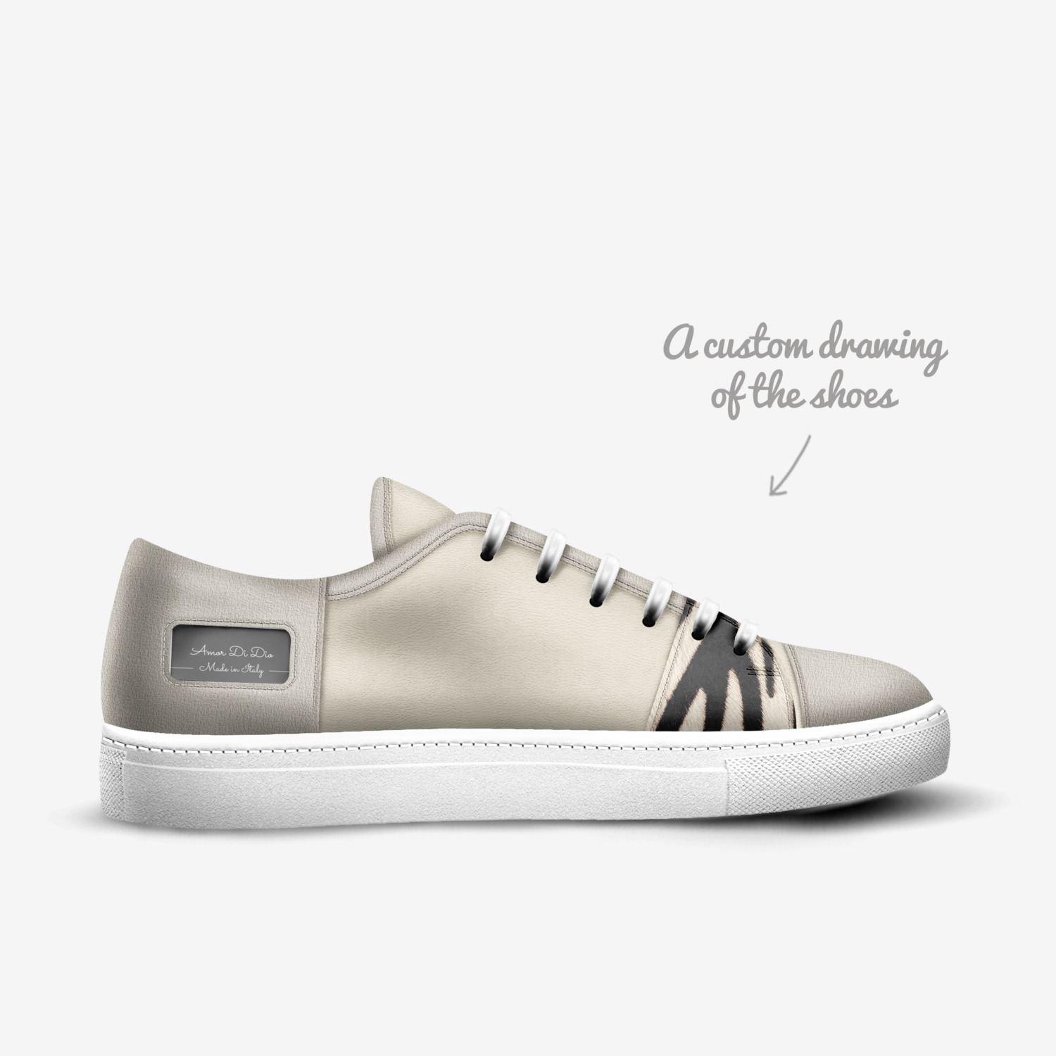 Amor Di Dio custom made in Italy shoes by Amor Di Dio | Sketch view