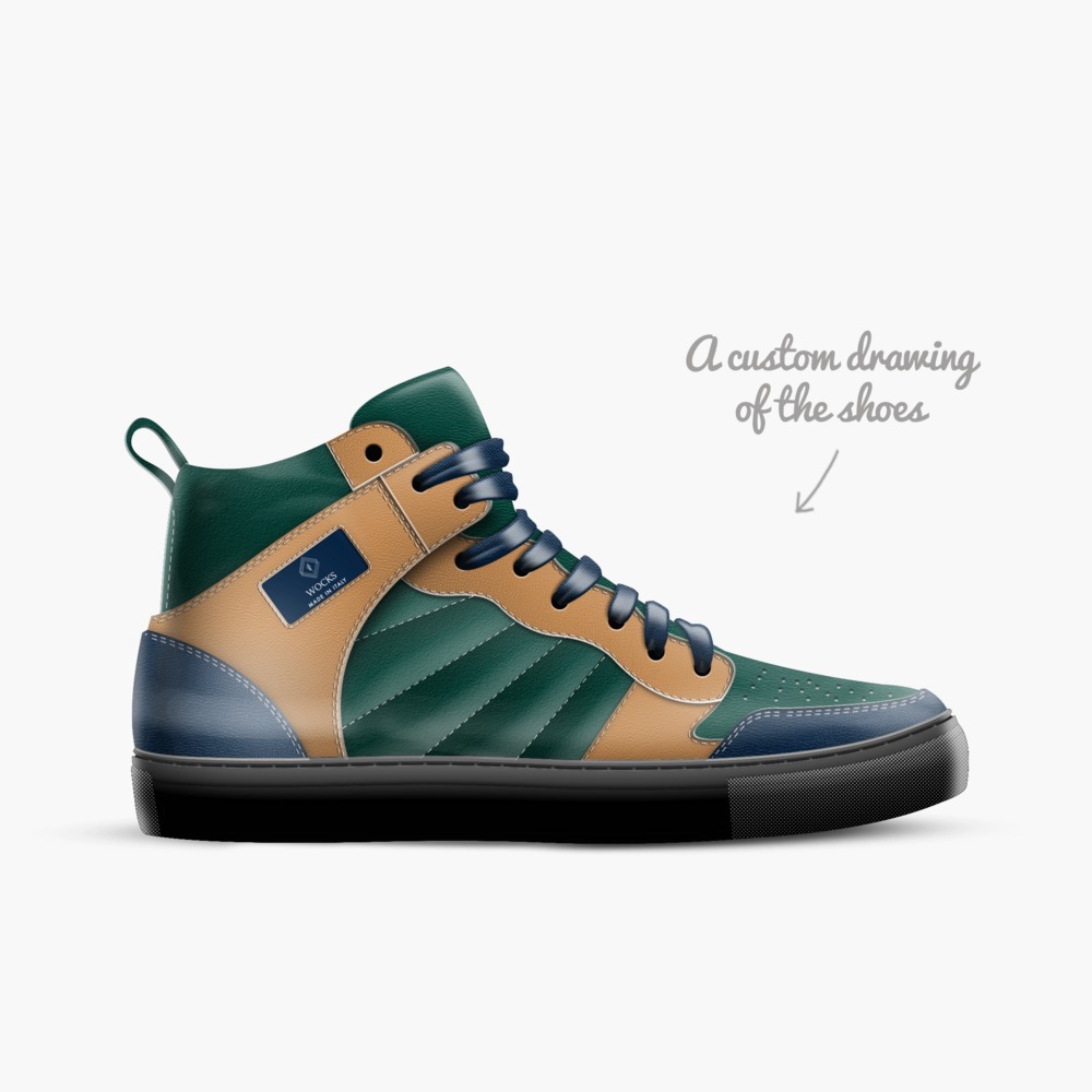 Wocks limited edition shoe Wocks artisan made in Italy shoes by Skyler Wockenfuss